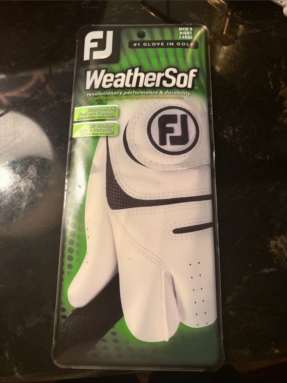 FootJoy WeatherSof Golf Glove in White